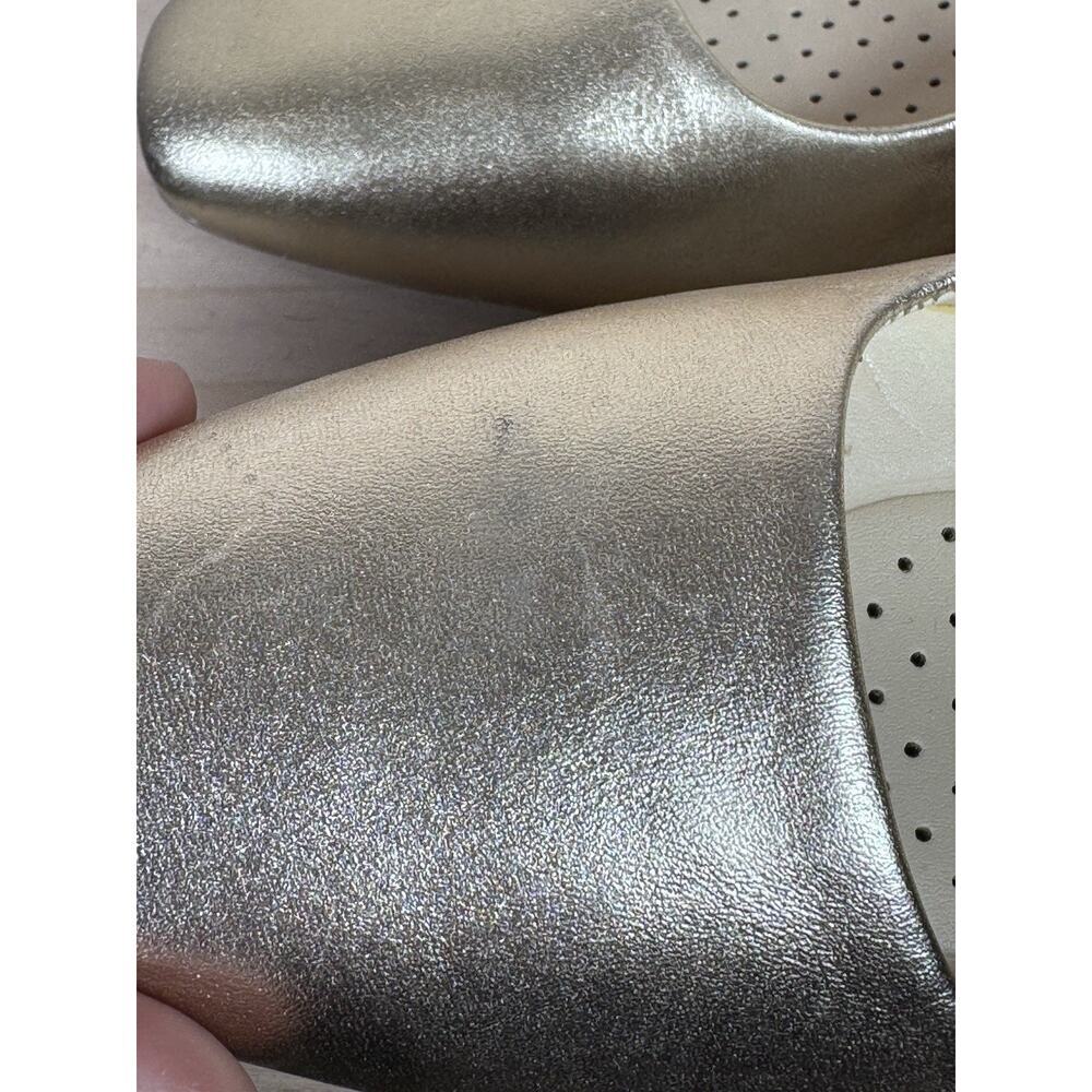 Alex Marie Womens Heels Pumps Comfort Square Toe Cushion Wedding Party Gold 8.5 - Picture 3 of 10
